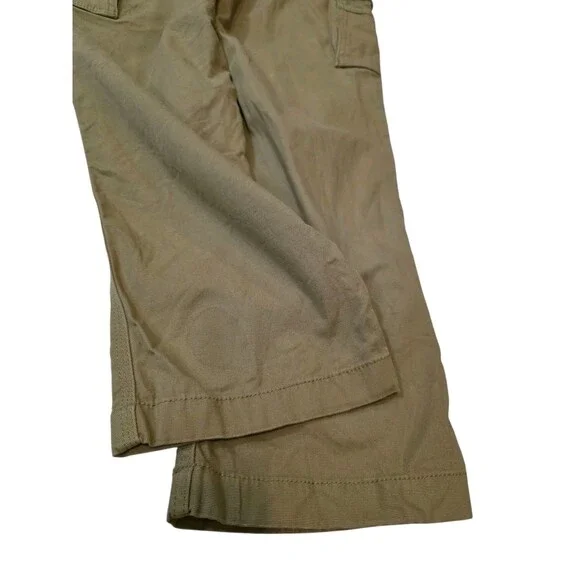 Carhartt Pants Mens 32x30 Dark Khaki Relaxed Fit Straight Canvas Cargo Work Pant - Picture 8 of 12